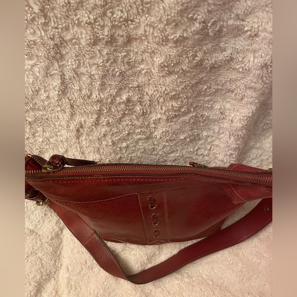 Vintage Rare Coach Leather Chelsea Equestrian Laced Crossbody in Reddish Brown - Picture 8 of 15